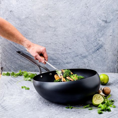 Wok WOKARANG - stal węglowa - 30 cm / BK - 3