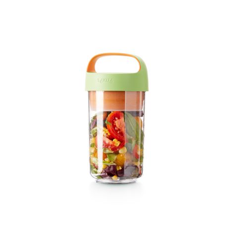 Pojemnik JAR TO GO limonkowy 600 ml / Lekue - 2