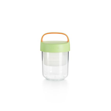 Pojemnik JAR TO GO limonkowy 400 ml / Lekue